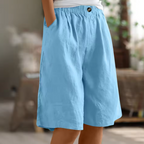 Breezy Comfort Shorts - Sky Blue