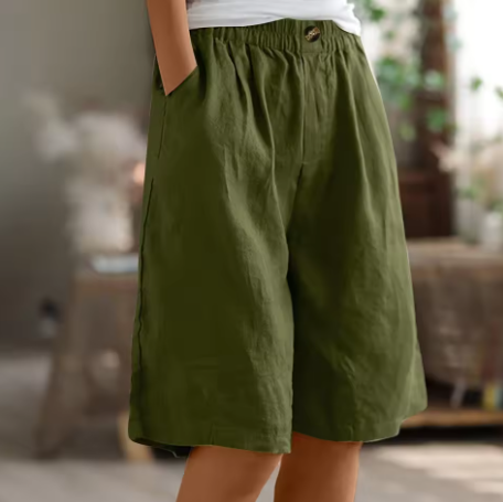 Breezy Comfort Shorts - Army Green