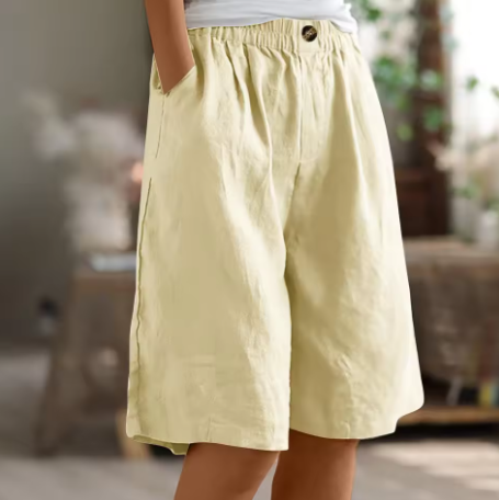 Breezy Comfort Shorts - Beige