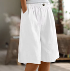 Breezy Comfort Shorts - White