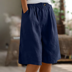Breezy Comfort Shorts - Navy Blue