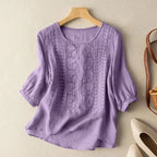Delphine Blouse - Purple