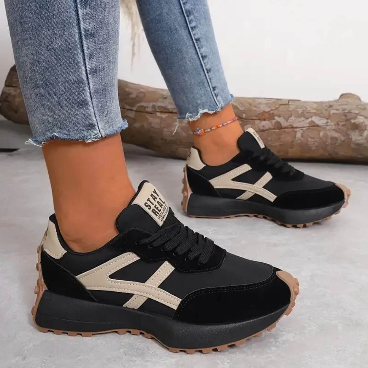 Sienna sneakers Black Beige