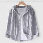 Marisol Hooded Blouse Gray