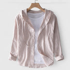 Marisol Hooded Blouse Beige