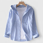 Marisol Hooded Blouse Blue