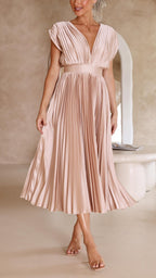 Seraphina | Pleated Maxi Dress