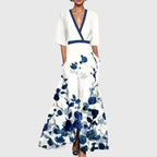 Serene Elegant Dress - White
