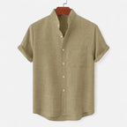 Linen shirt detail