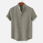 Gray linen shirt