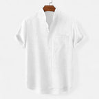 White linen shirt