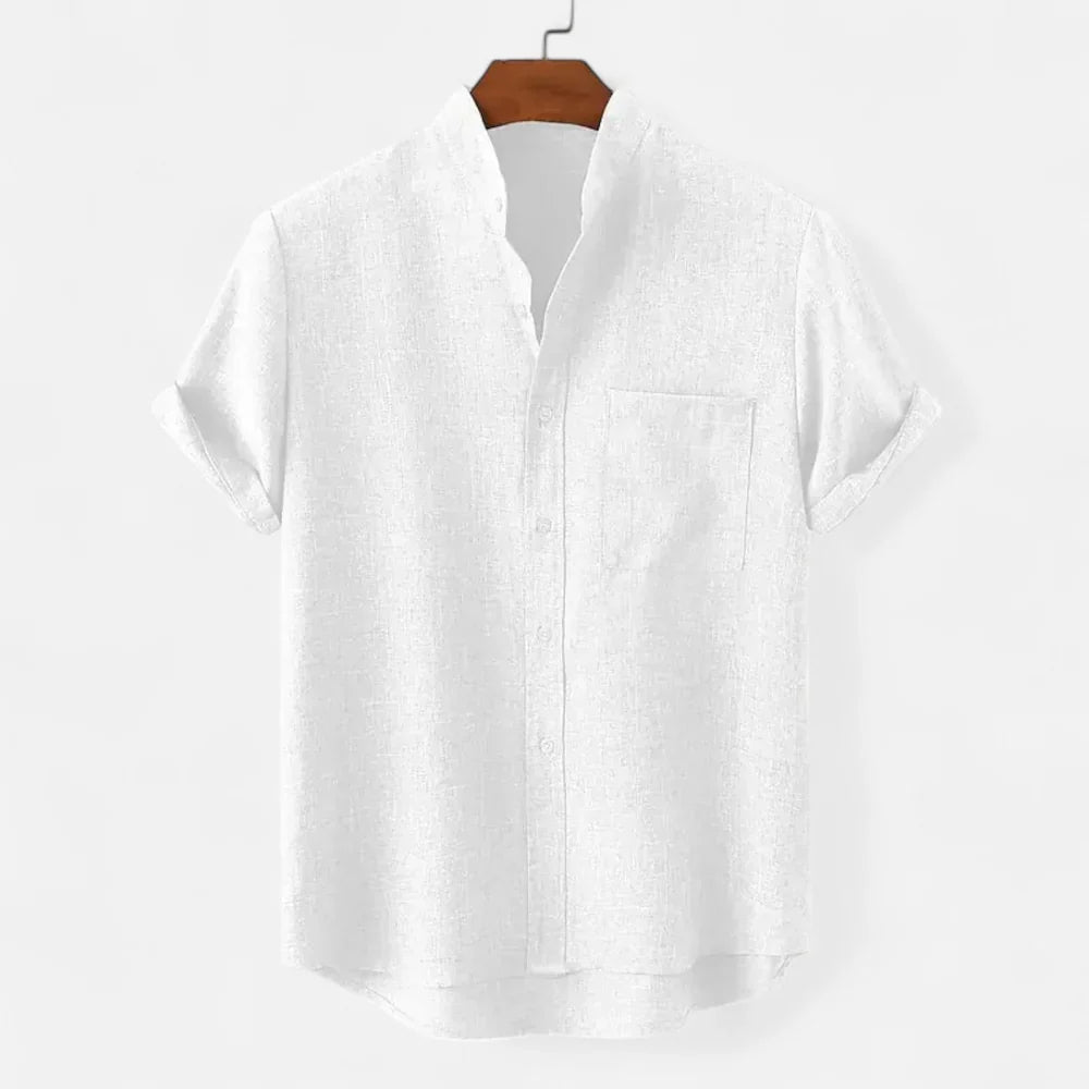 White linen shirt
