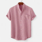 Pink linen shirt