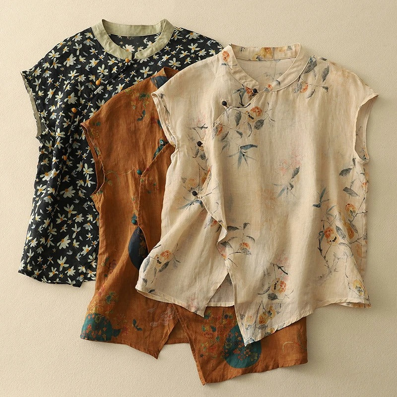 Juniper | Vintage Floral Sleeveless Top