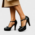 Oriah Orthopedic Heels Black