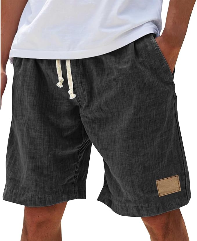 Caspian Casual Summer Shorts in black