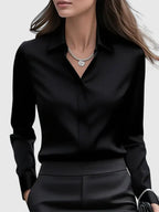 Arlette Elegant Top Black
