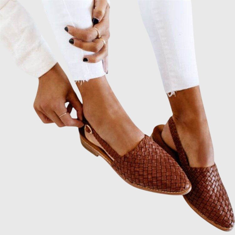 Solenne Orthopedic Sandals Brown