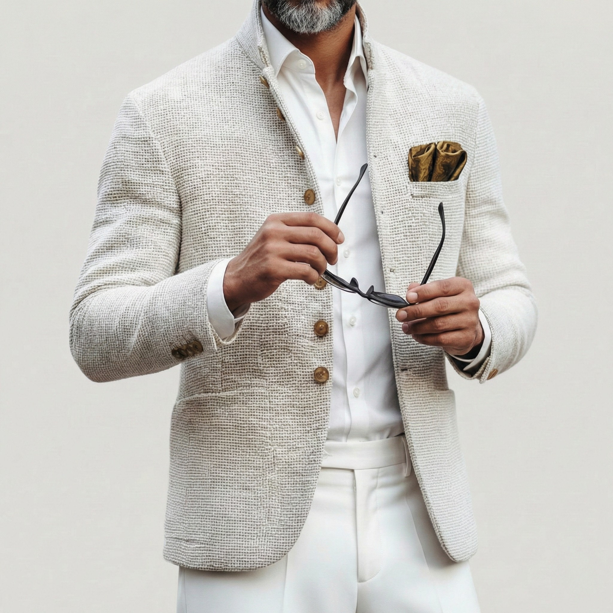 Single breasted cardigan detail