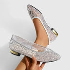 Avoria Lace Shoes Silver