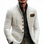 Single breasted cardigan front view