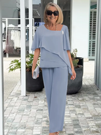 Vivienne pants set light blue