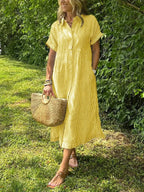 Marlowe Striped Shirt - Yellow