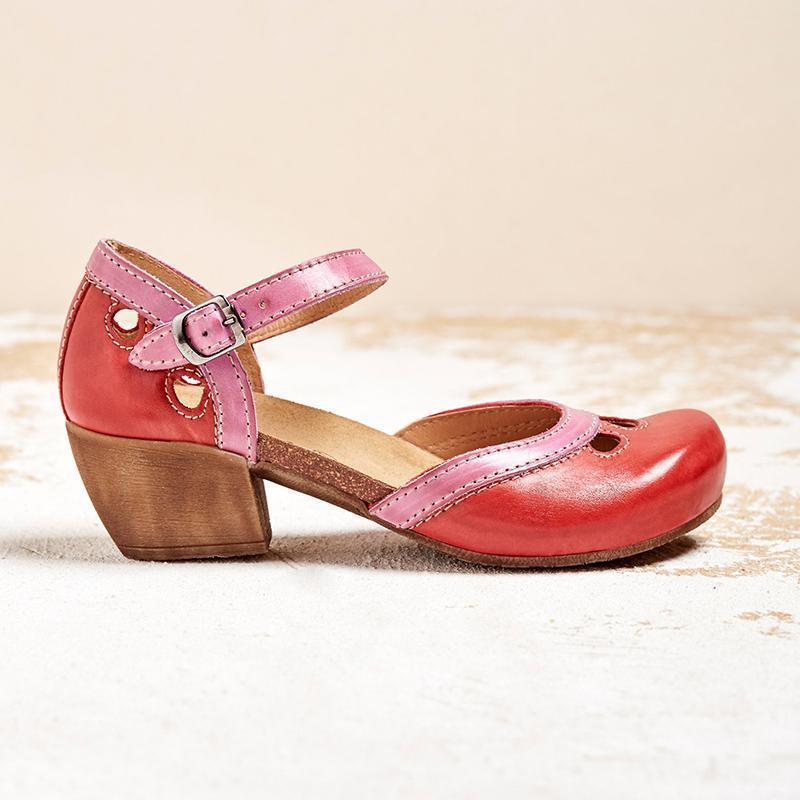 Amara sandals Red