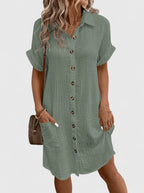 Seraphine midi dress green