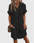Seraphine midi dress black