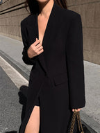 Collar Pocket Blazer Coat detail