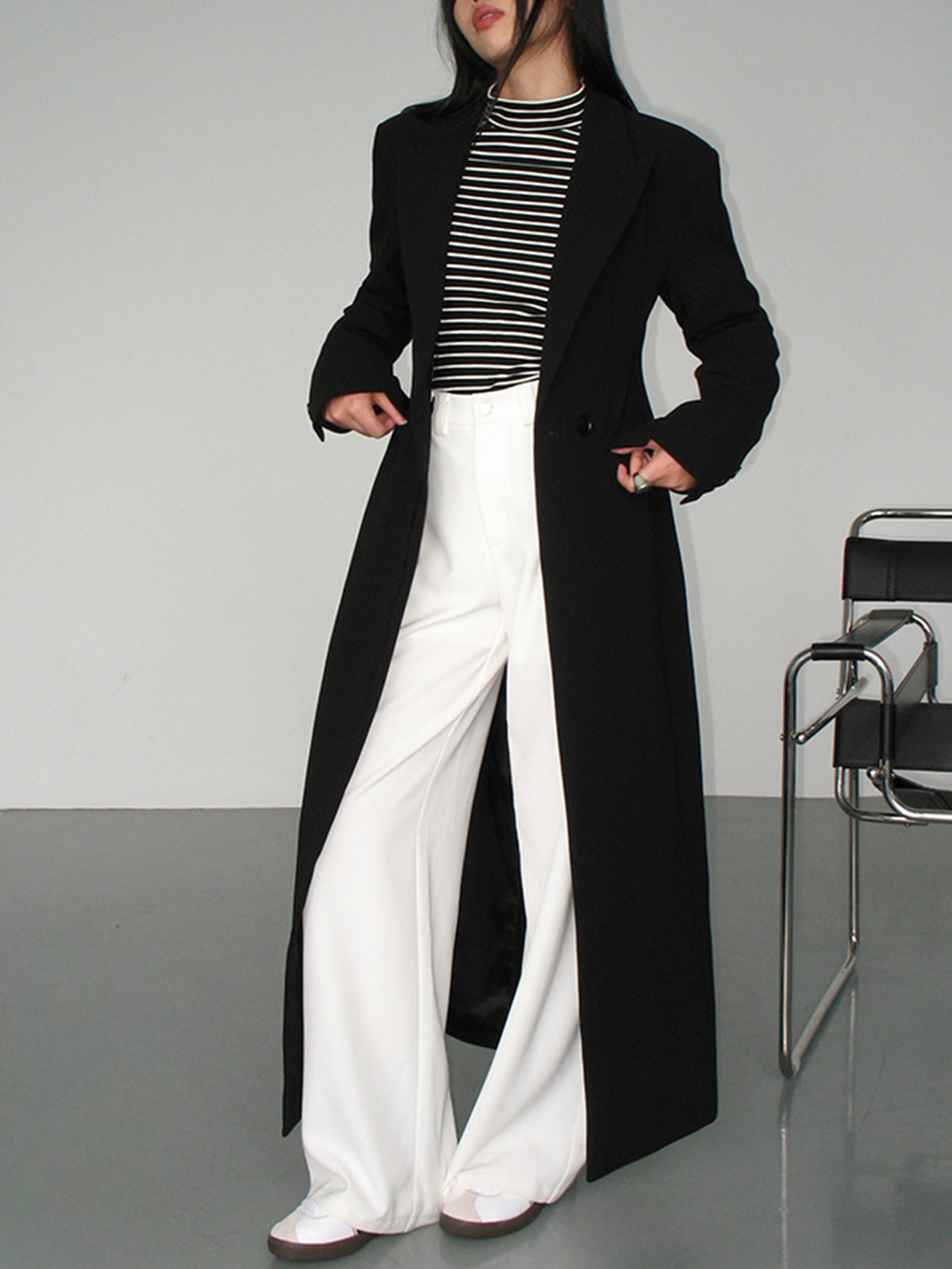 Collar Pocket Blazer Coat detail