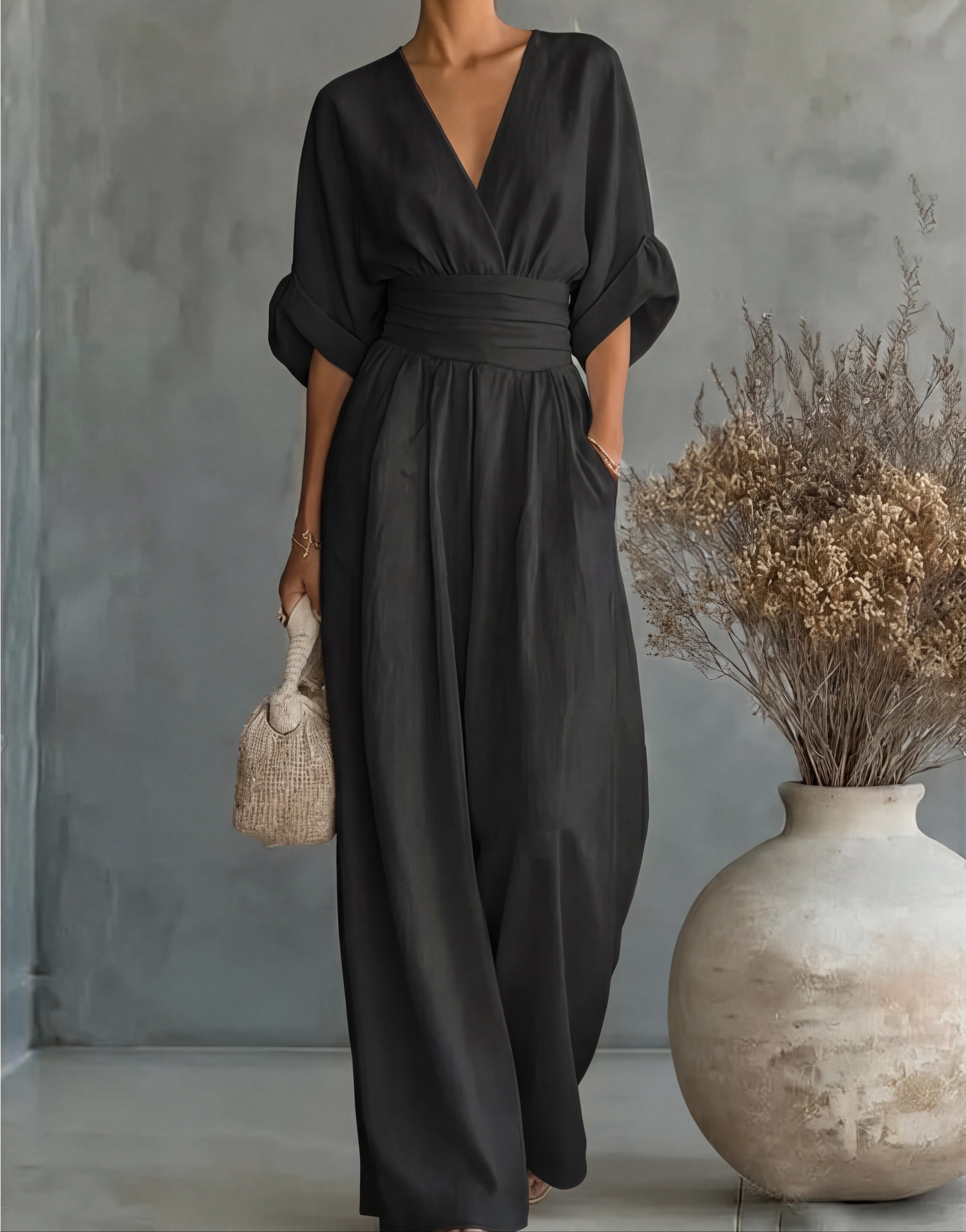 Jumpsuit in black