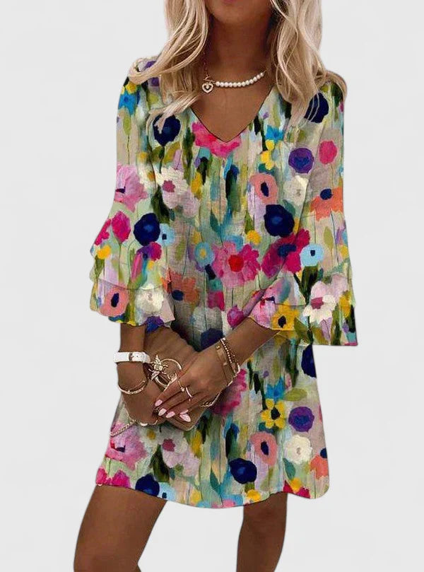 Elviera Elegant Mini Dress front