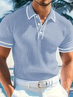 Polo shirt in blue