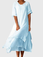 Vivienne Elegant Dress in blue