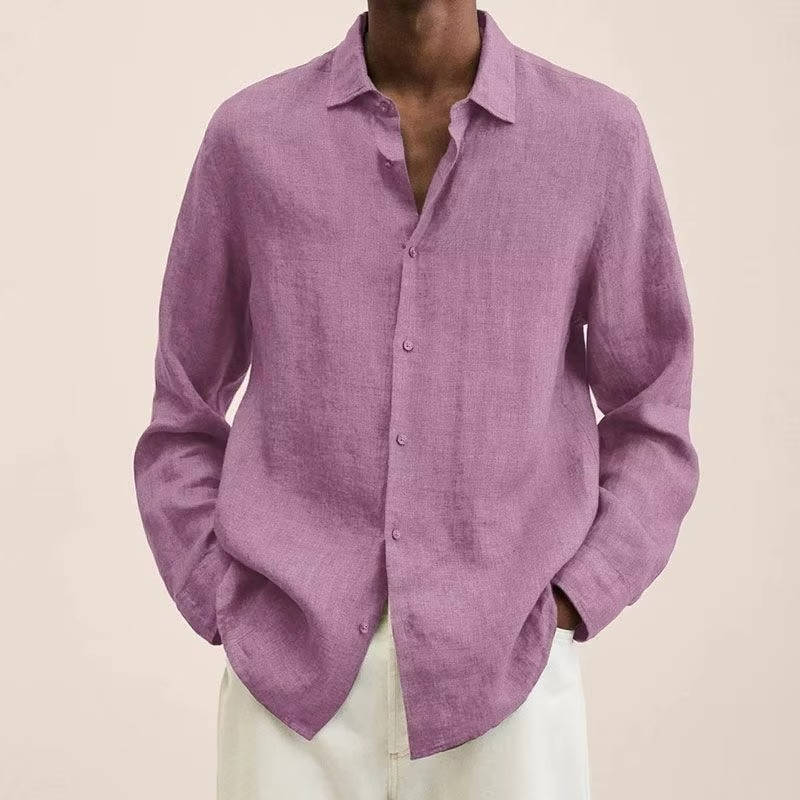 Linen Shirt Pink