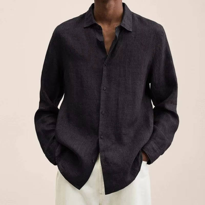 Linen Shirt Black