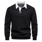 Black polo shirt