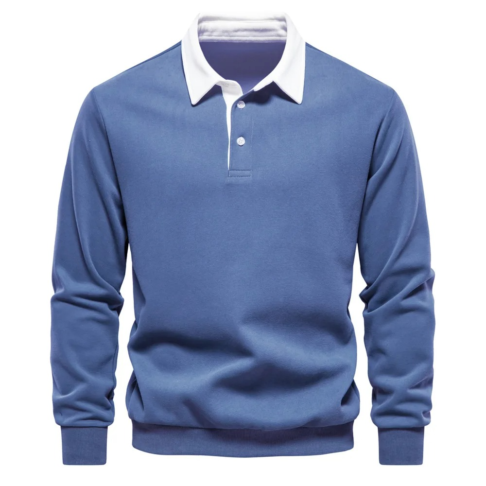 Sky blue polo shirt