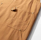 Women's Canvas Bib Overalls - Side View