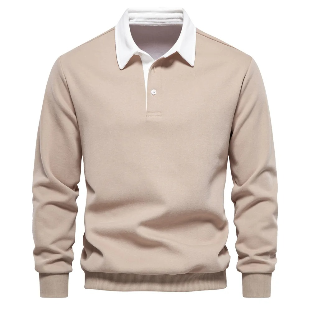 Khaki polo shirt