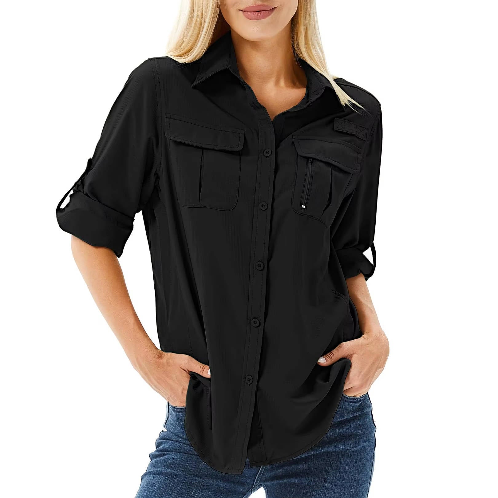 Sierra | Women's UPF 50 Roll-Up Hiking Shirt