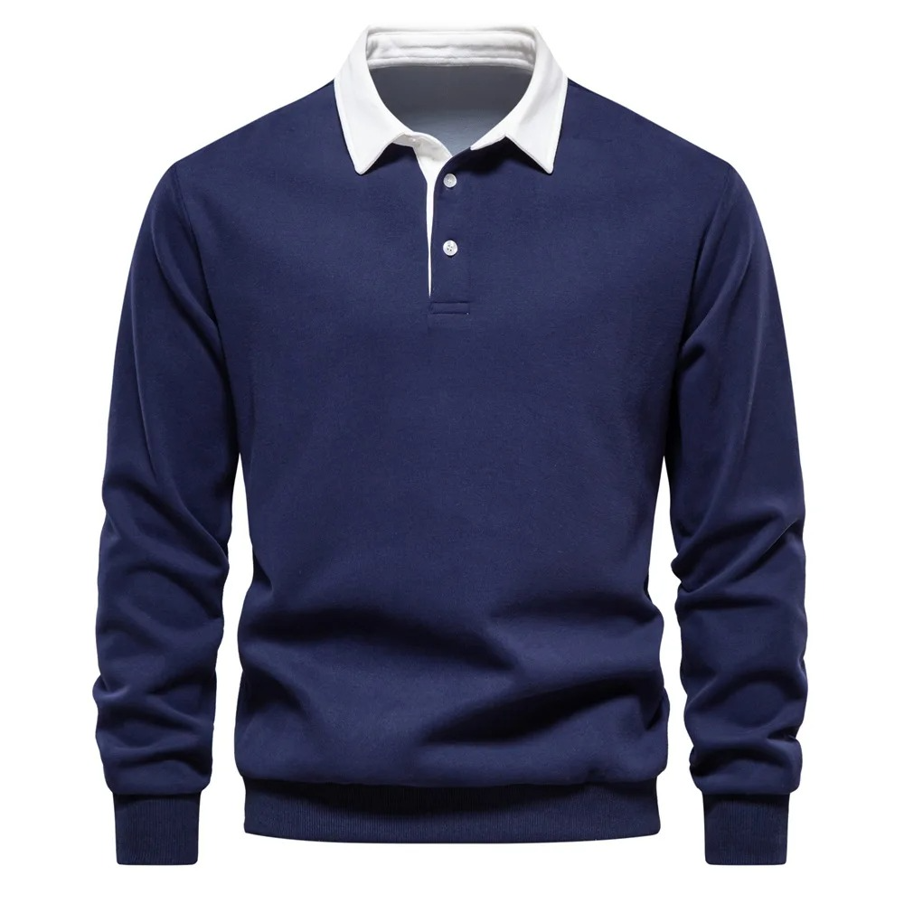 Blue polo shirt
