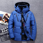 Blue Men's Insulated Winter Parka