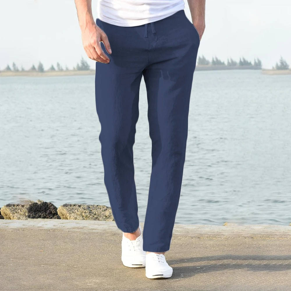 Linen Pants Navy