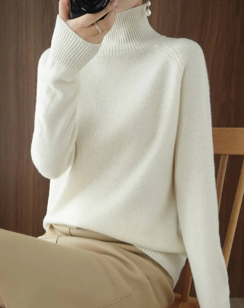 Cassia | Women's Cashmere Turtleneck Sweater