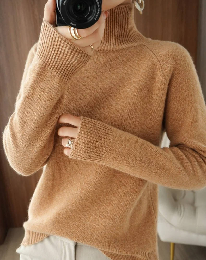 Cassia | Women's Cashmere Turtleneck Sweater