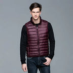 Down Vest - Wine Red