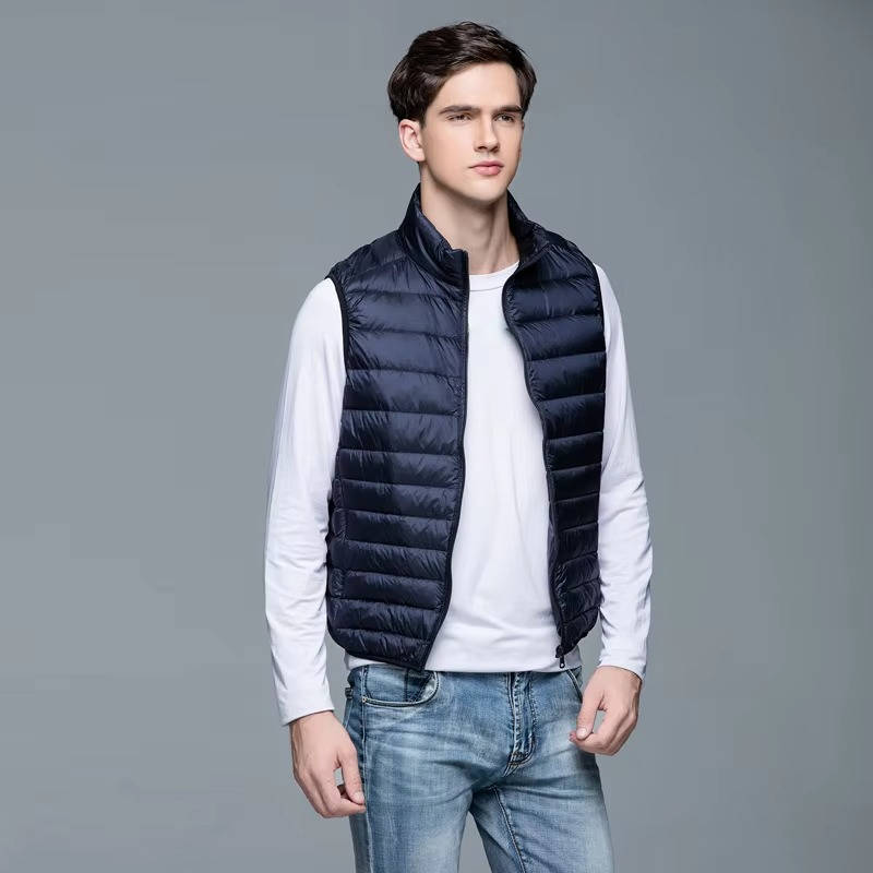 Down Vest - Navy Blue